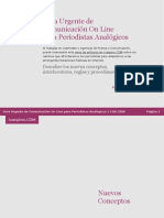 Guía Urgente de Comunicación OnLine para Periodistas Analógicos