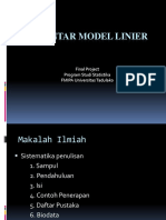 Final Project (Model Linear)