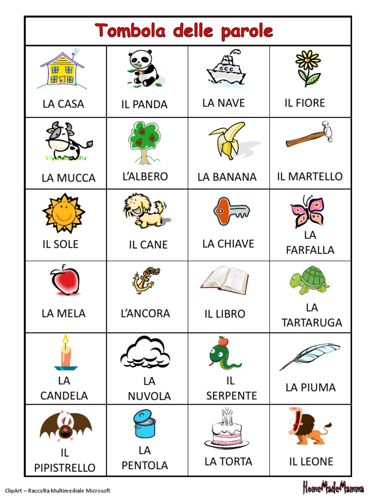 TOMBOLA DELLE PAROLE Def | PDF