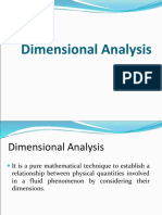 Dimensional Analysis Techniques