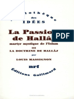 La Passion de Hallaj Louis Matignon