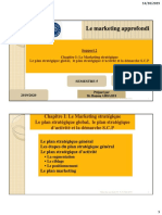 S5. Marketing Approfondi. Support 2. Le Marketing Stratégique D.E.F 2019.2020