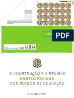 A Construção e A Revisão Participativa Dos Planos de Educação