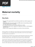 Maternal Mortality