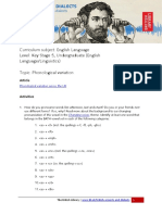 Phonological Variation Teaching Resource 2019 Updated