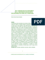 Validacion para La Medicion de La Creatividada PDF