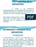 Nutrientes y Energia en La Nutrición Del Deportista