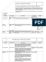 Procedimiento de Prefabricación y Montaje de Tuberias