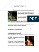 EXTINTORES Informe