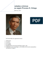 Enfermedades crónicas miasmáticas según Proceso S. Ortega