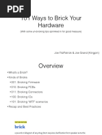 101 Ways To Brick Your Hardware - Slides