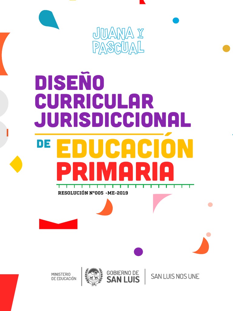 Diseño Curricular Primaria San Luis 2019 | PDF | Plan de estudios ...
