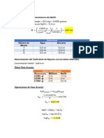 Datos y Cálculos Práctica 3-1