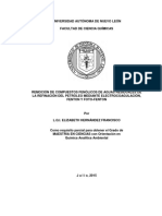 Remoción de Compuestos Fenólicos de Aguas Residuales de La Refinación Del Petróleo Mediante Electrocoagulación, Fenton y Foto-Fenton PDF