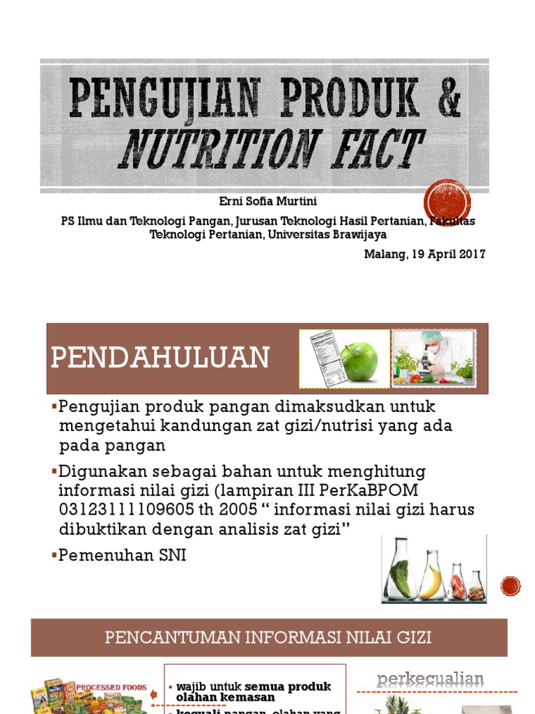 Nutrition Fact PDF | PDF