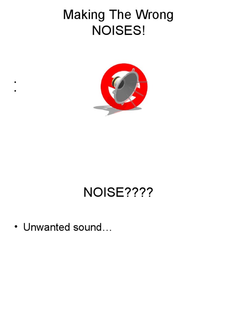 Making The Wrong | PDF | Decibel
