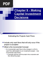 Chapter 9 Making Capital Investment Decisions