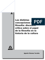 Las Distintas Concepciones de La Filosof PDF