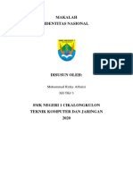 Makalah Identitas Nasional