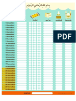 Ramadhan Chart - PNG