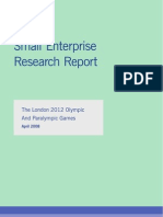 SERTeam - London 2012 Olympic and Paralympic Games Apr 2008 - Lloyds TSB Small Enterprise Research Report