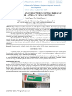 Design and Fea Analysis of Vehicle Lifting Hydraulic Cylinder - Approach Using Cad and Cae-Ijaerdv04i1259897