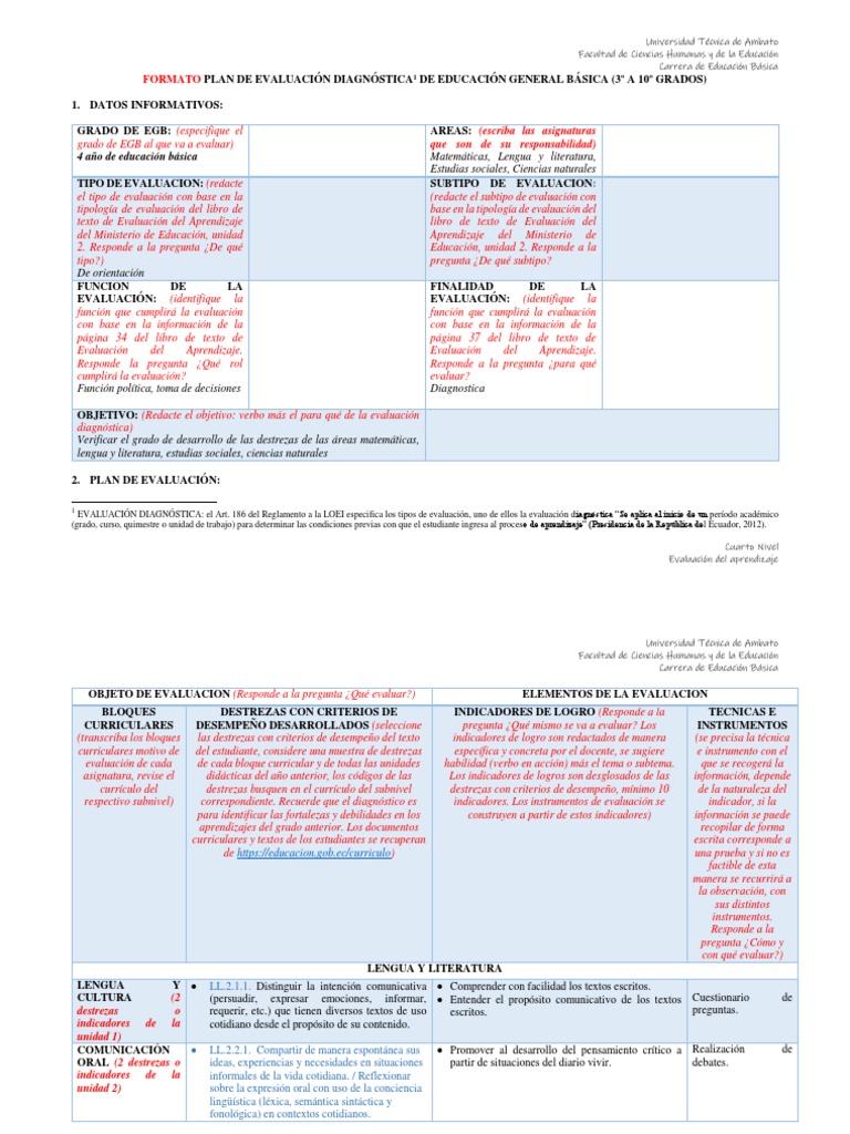 Planificacion | PDF | Evaluación | Plan de estudios
