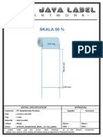 Artwork Sticker Barcode Blank 70x165