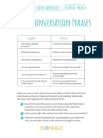 French Conversation Phrases PDF