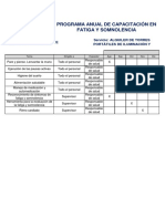 Programa de Capacitacion en Fatiga y Somnolencia