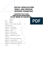 Prudential Regulations For Small and Medium Enterprises Financing