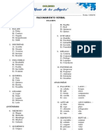 EXAMEN 2° y 3° SEC. RAZONAMIENTO VERBAL