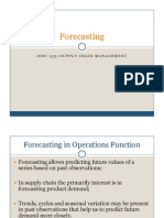 Forecasting: Disc 333: Supply Chain Management