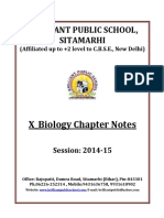 10th biology notes