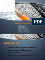 Explanation Text