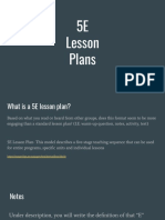 student new 5e lesson plan ppt