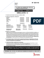 Simulacro 13 - B PDF