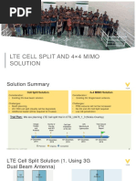 LTE Cell Split and 44 MIMO Solution