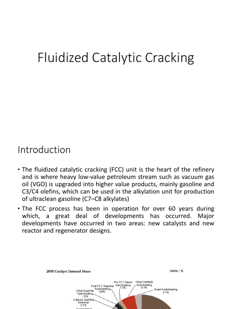 Fluid Catalytic Cracking 2 PDF Cracking (Chemistry) Chemical