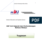 Tugasan ESP313 Sejarah Perkembangan BM JAN 2020