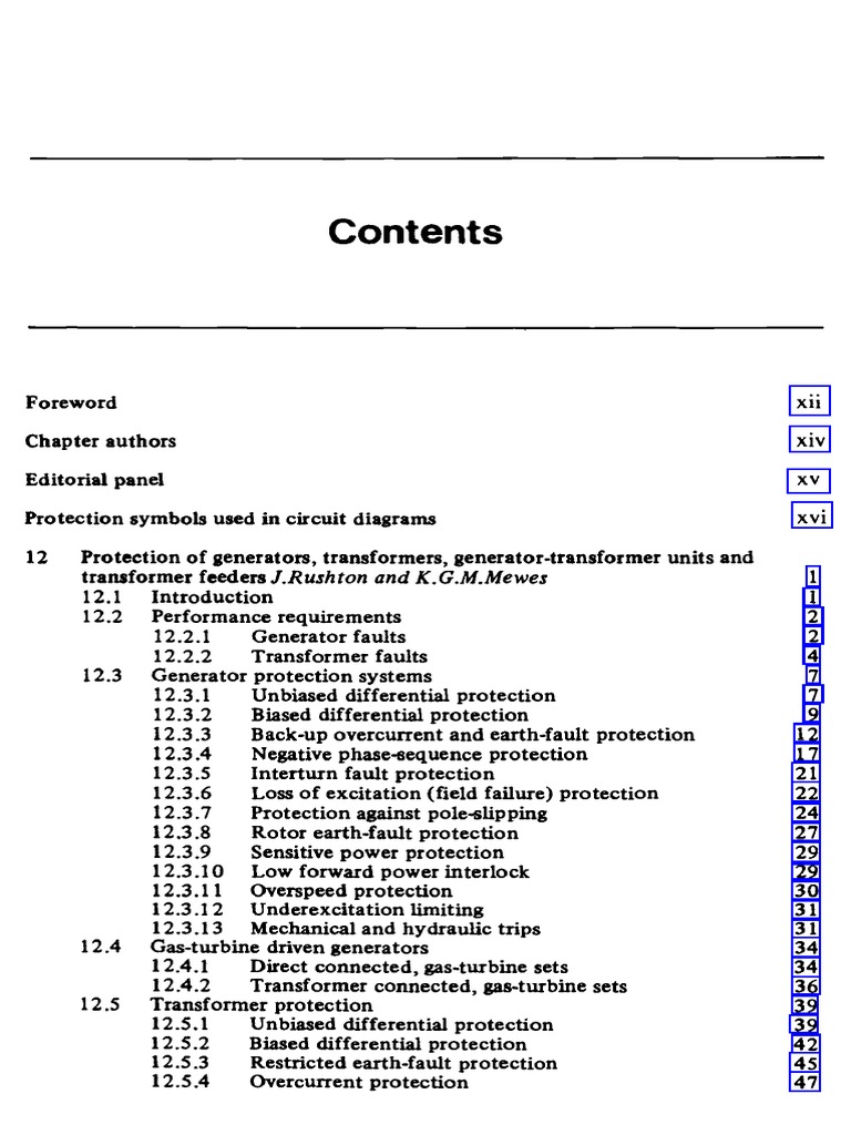 Power System Protection (Vol 3 - Application) PDF | PDF | Transformer ...