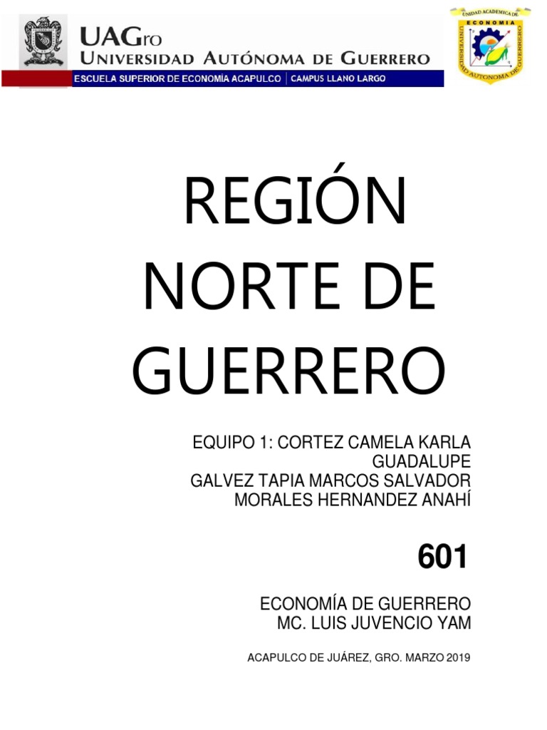 Región Norte de Guerrero PDF Naturaleza Agricultura