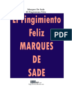 Sade Marques de - El Fingimiento Feliz PDF