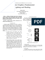 Computer Graphics Fundamental Lighting A PDF
