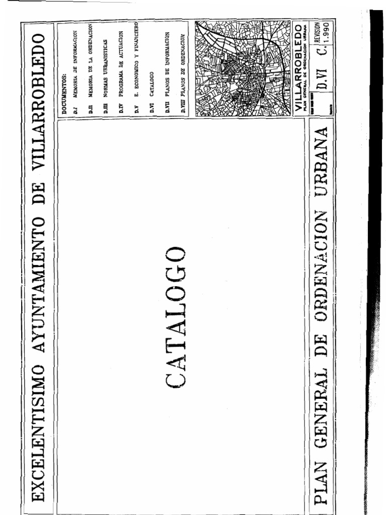 PGOU Villarrobledo Catalogo PDF