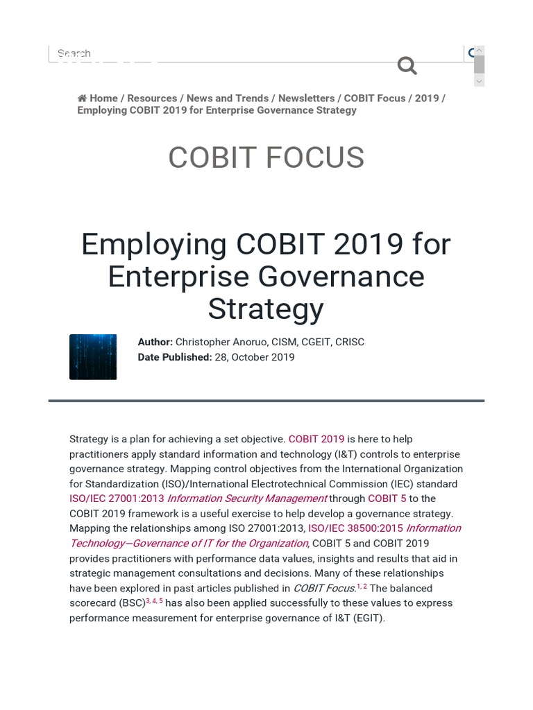 COBIT-2019過去問無料