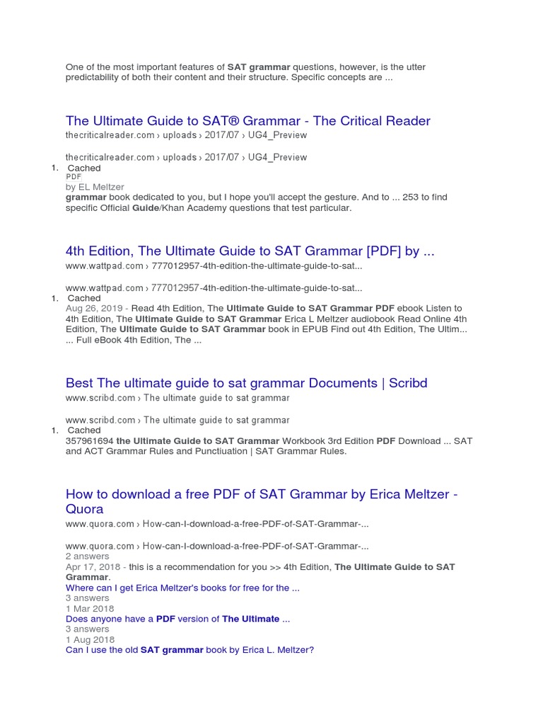 Sat Ultimate Guide | PDF | Career & Growth | Language Arts & Discipline