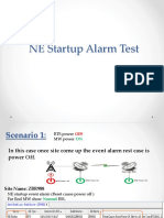 NE Startup Alarm Test