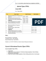 Jadwal Ujian CPMA - IAMI Juni 2020