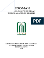 Pedoman Pengelolaan Pendidikan 2018 FTIK OK Revisi PDF